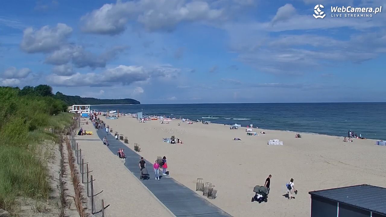WŁADYSŁAWOWO - widok na plażę - 03 wresień 2026, 10:40