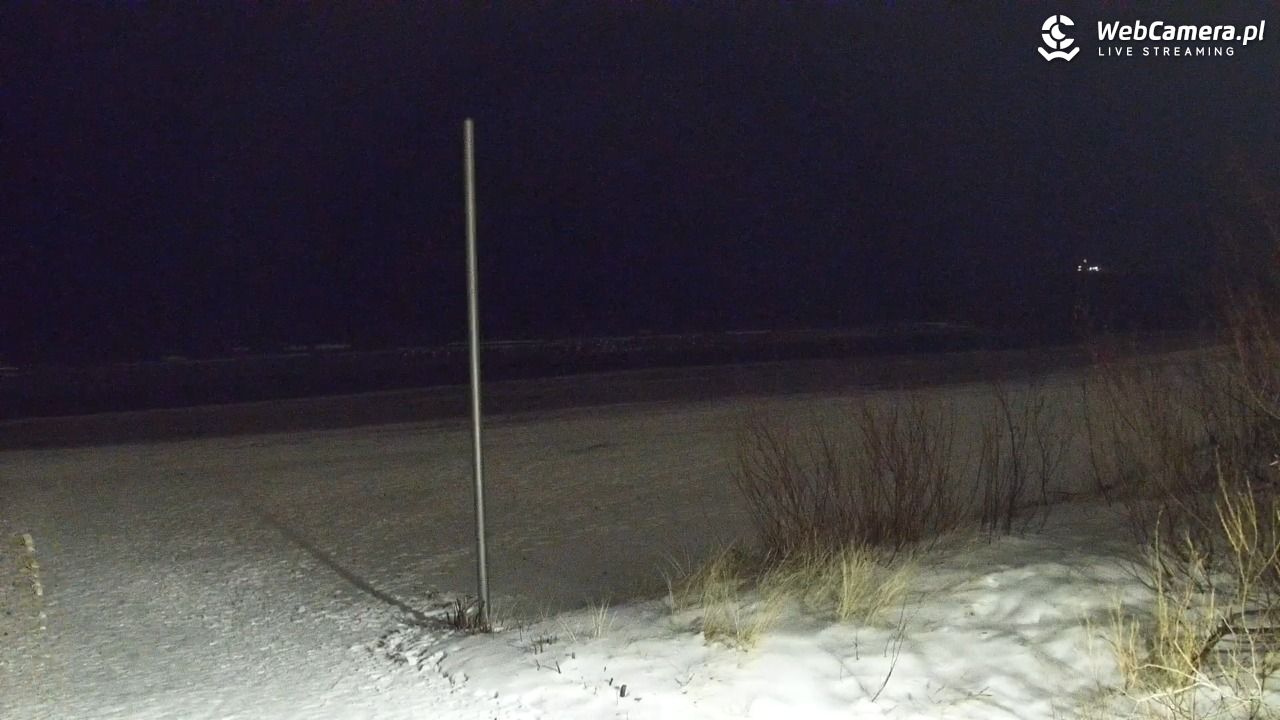 WŁADYSŁAWOWO - widok na plażę - 16 styczeń 2026, 17:12