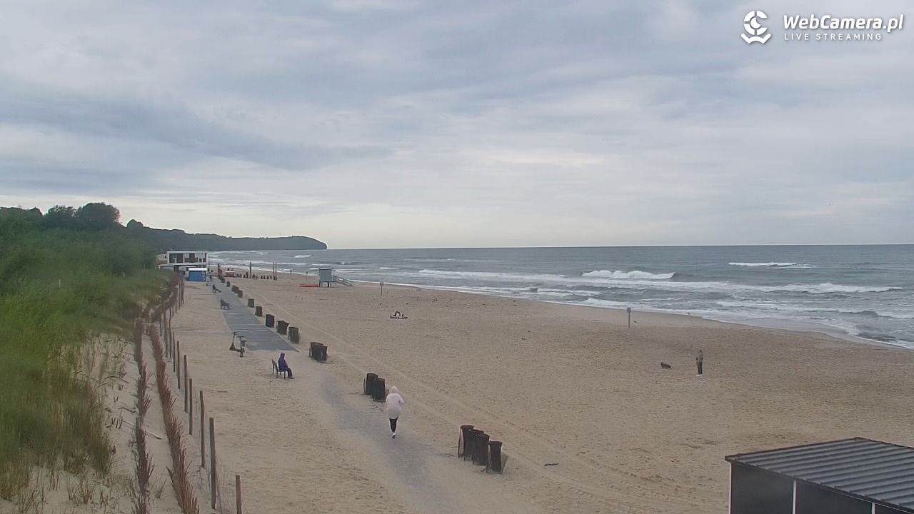 WŁADYSŁAWOWO - widok na plażę - 22 lipiec 2026, 07:34