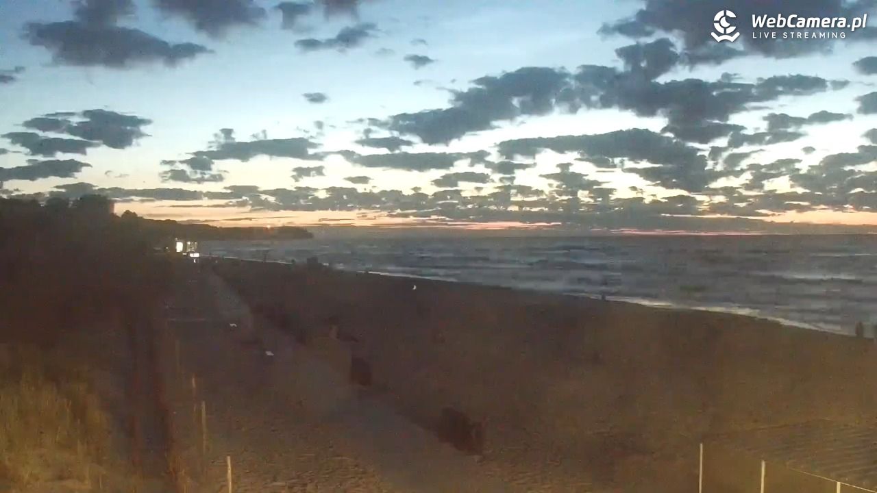 WŁADYSŁAWOWO - widok na plażę - 21 lipiec 2026, 22:34