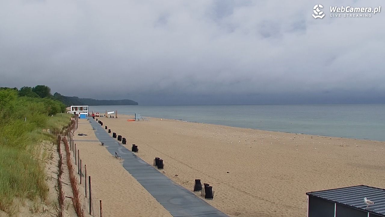 WŁADYSŁAWOWO - widok na plażę - 01 wresień 2026, 08:00