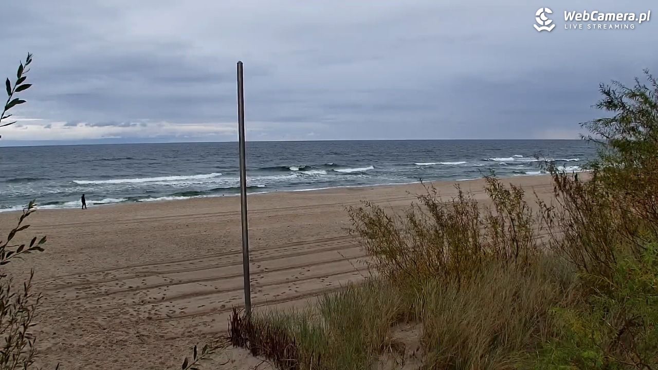 WŁADYSŁAWOWO - widok na plażę - 17 październik 2025, 16:30