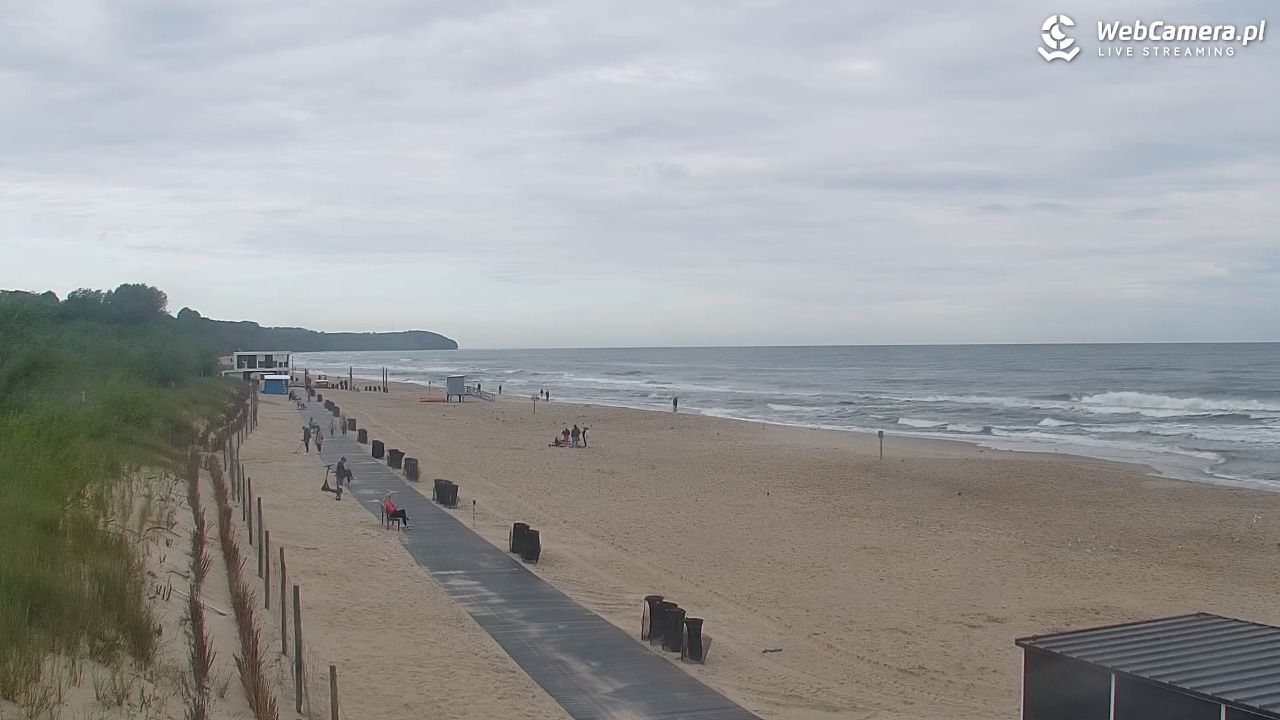 WŁADYSŁAWOWO - widok na plażę - 22 lipiec 2026, 08:12