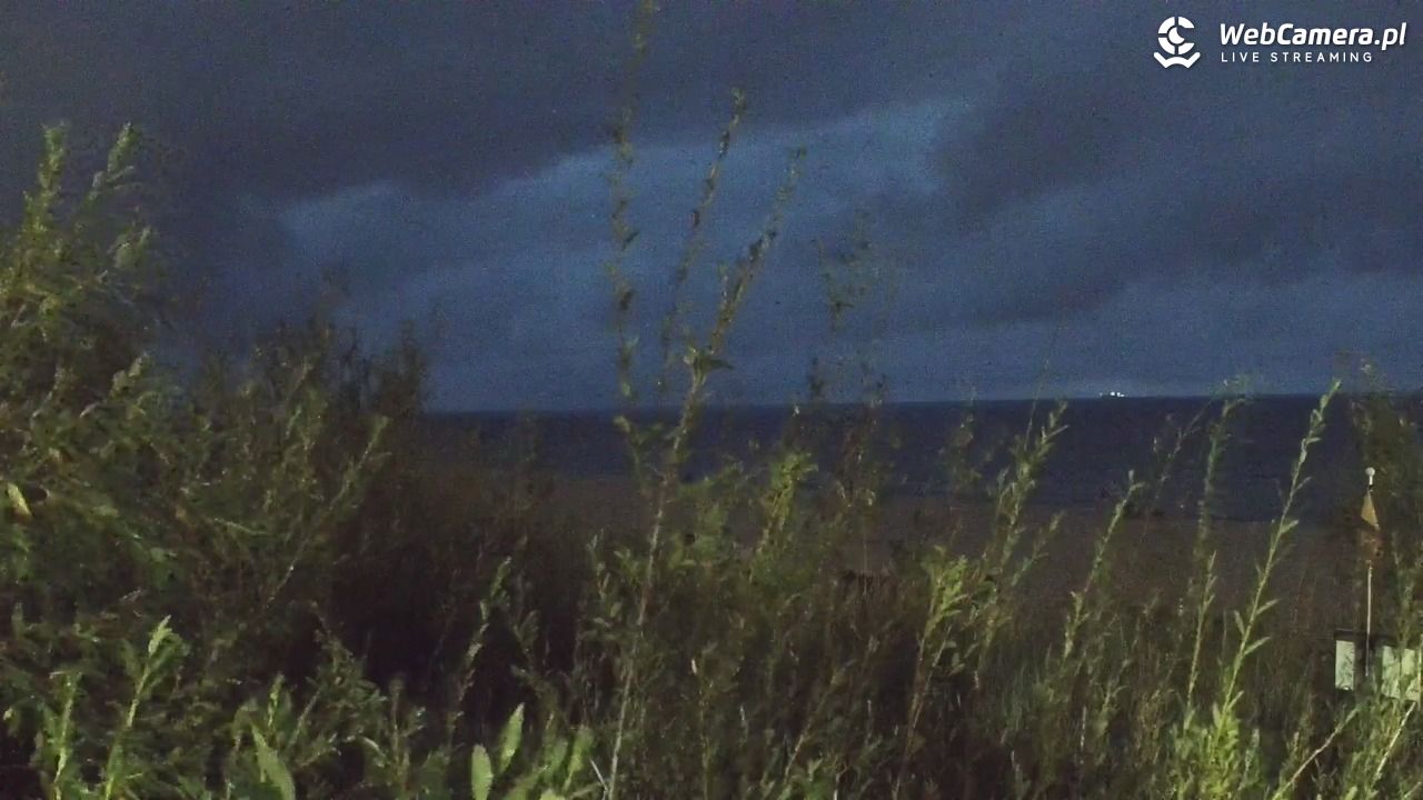 WŁADYSŁAWOWO - widok na plażę - 29 sierpień 2025, 20:35