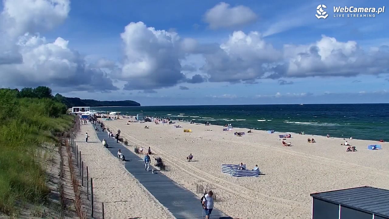 WŁADYSŁAWOWO - widok na plażę - 02 wresień 2026, 13:37