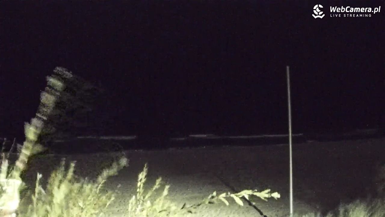WŁADYSŁAWOWO - widok na plażę - 17 październik 2025, 21:38