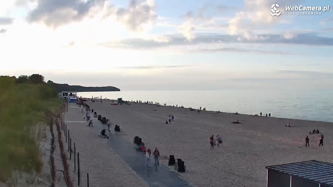 WŁADYSŁAWOWO - widok na plażę - 31 sierpień 2026, 18:56