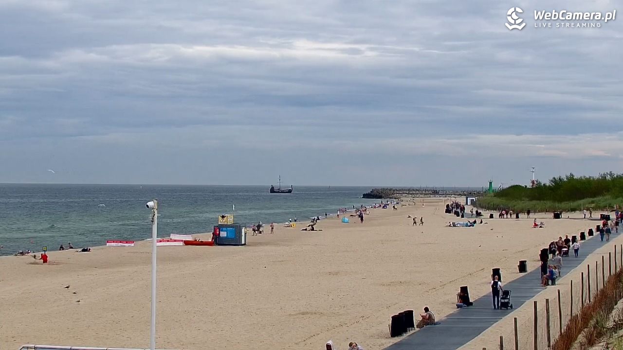 WŁADYSŁAWOWO - widok na plażę - 31 sierpień 2026, 13:42