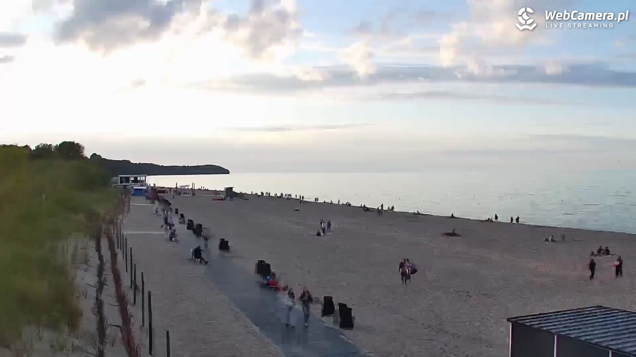 WŁADYSŁAWOWO - widok na plażę - 31 sierpień 2026, 18:56