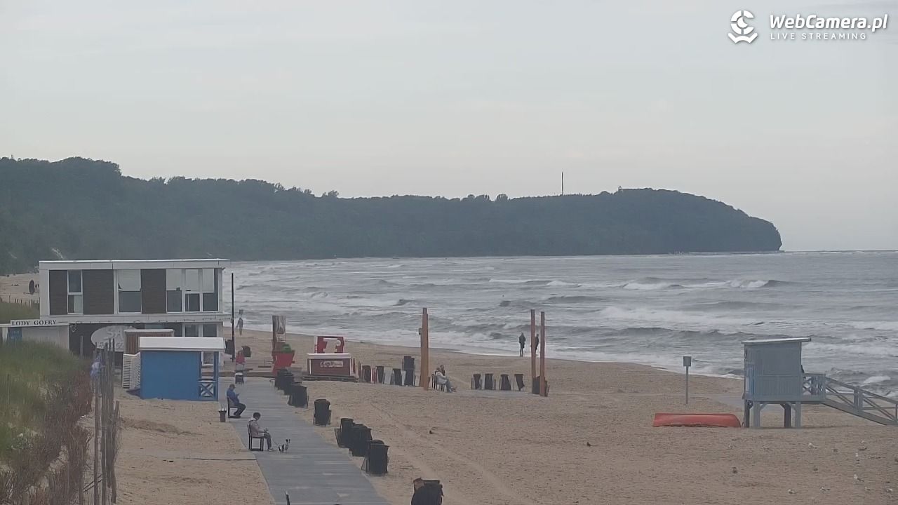 WŁADYSŁAWOWO - widok na plażę - 22 lipiec 2026, 08:07
