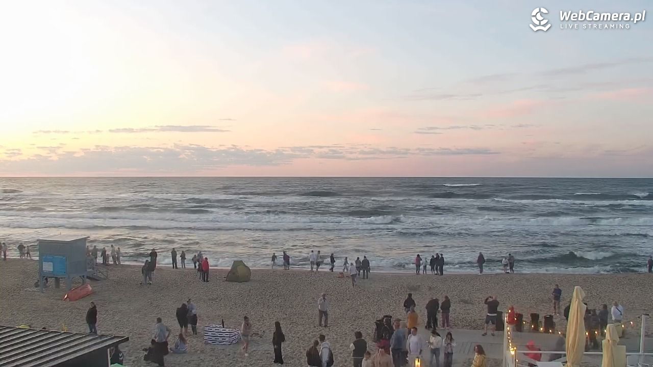 WŁADYSŁAWOWO - widok na plażę - 21 lipiec 2026, 21:08