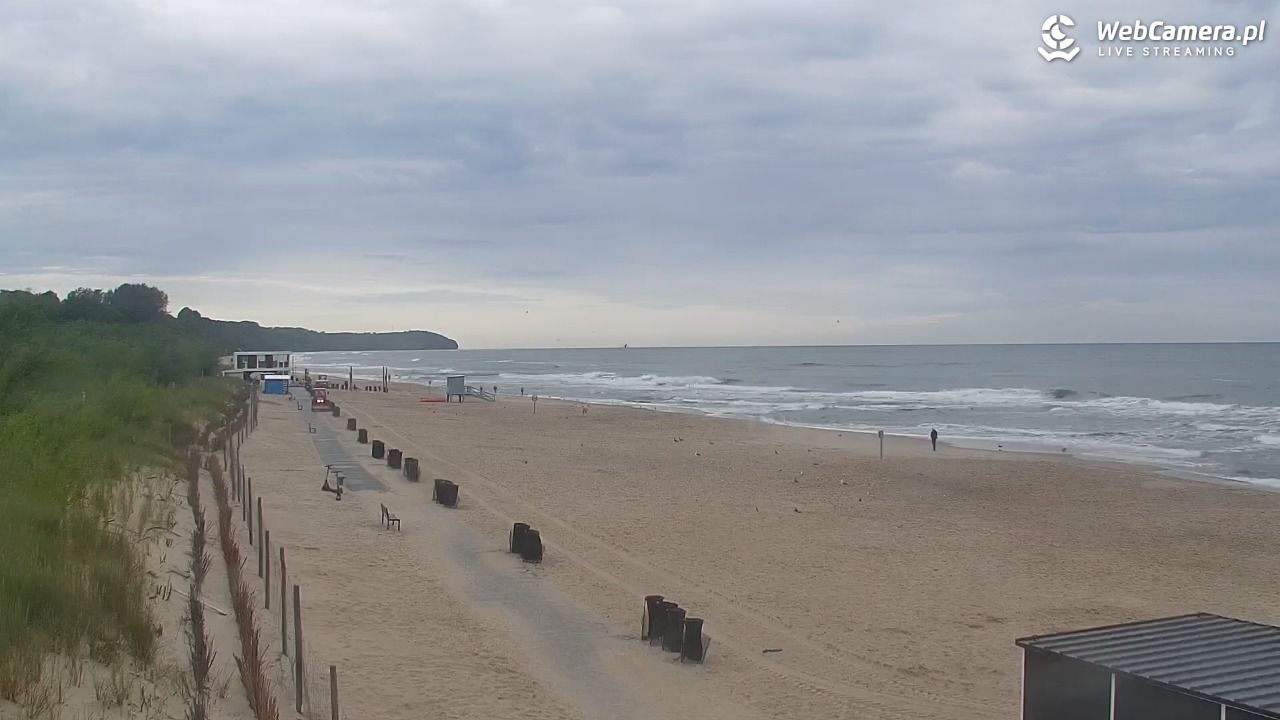 WŁADYSŁAWOWO - widok na plażę - 22 lipiec 2026, 07:11