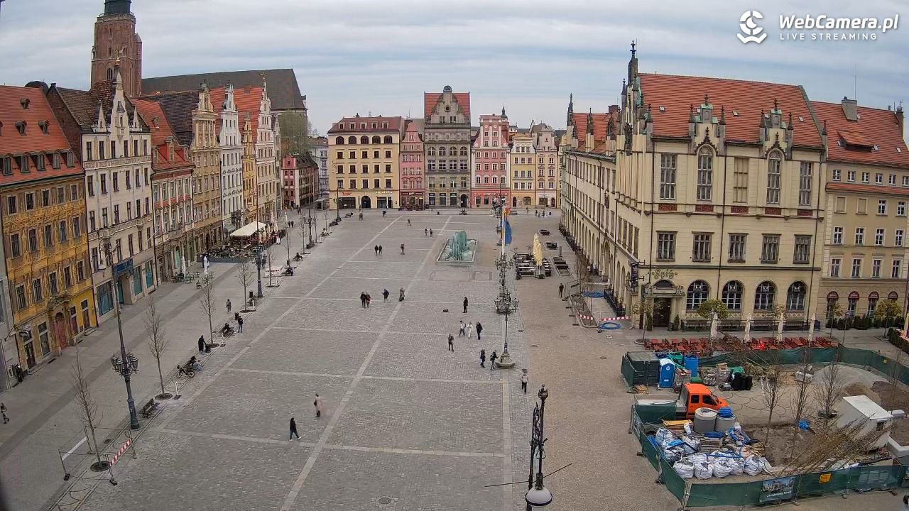 WROCŁAW - widok na Stare Miasto - 13 kwiecień 2026, 17:37