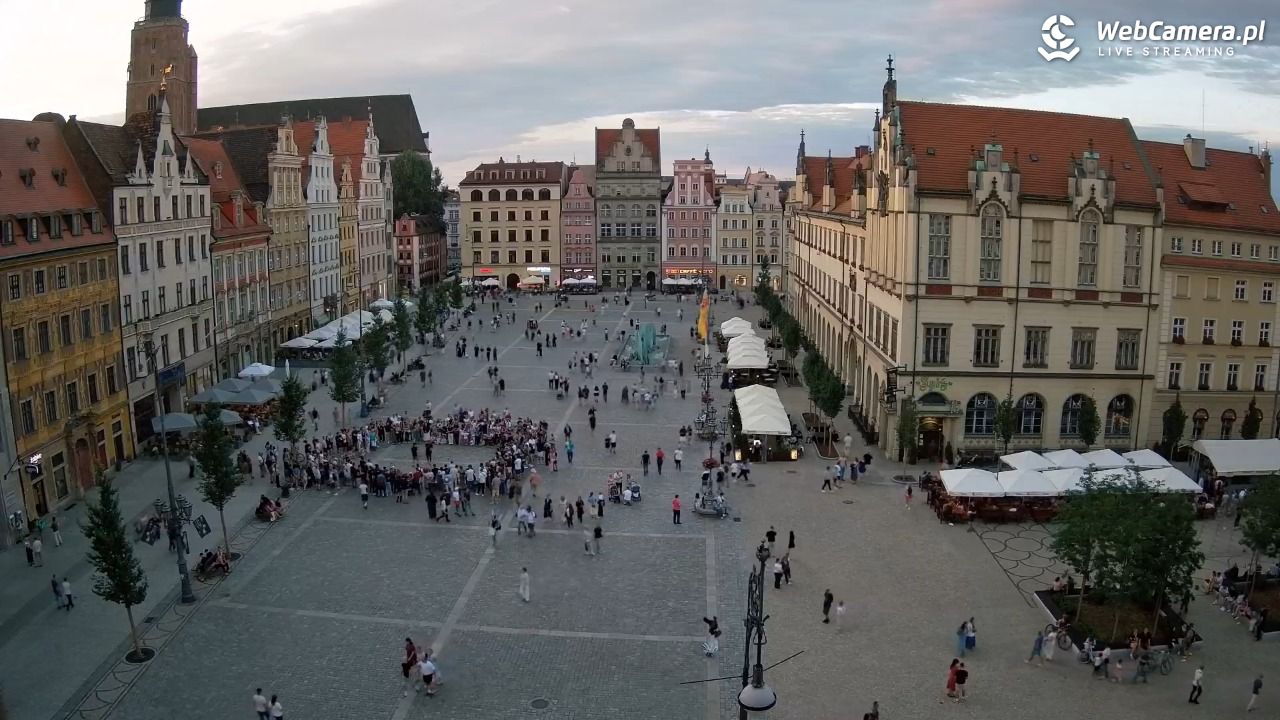 WROCŁAW - widok na Stare Miasto - 11 lipiec 2026, 20:50