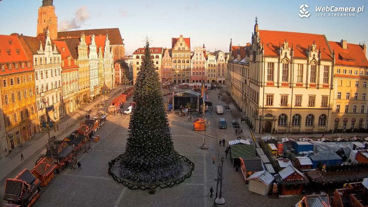 WROCŁAW - widok na Stare Miasto - 06 styczeń 2026, 10:15