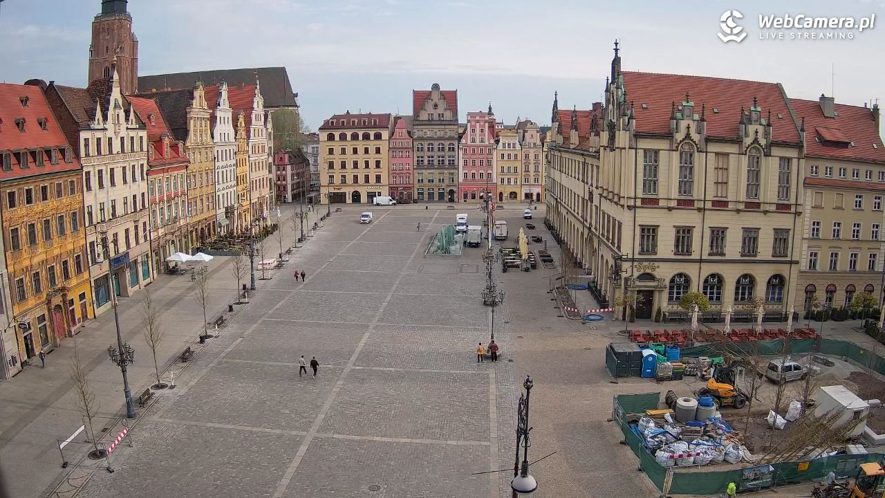 WROCŁAW - widok na Stare Miasto - 14 kwiecień 2026, 08:51