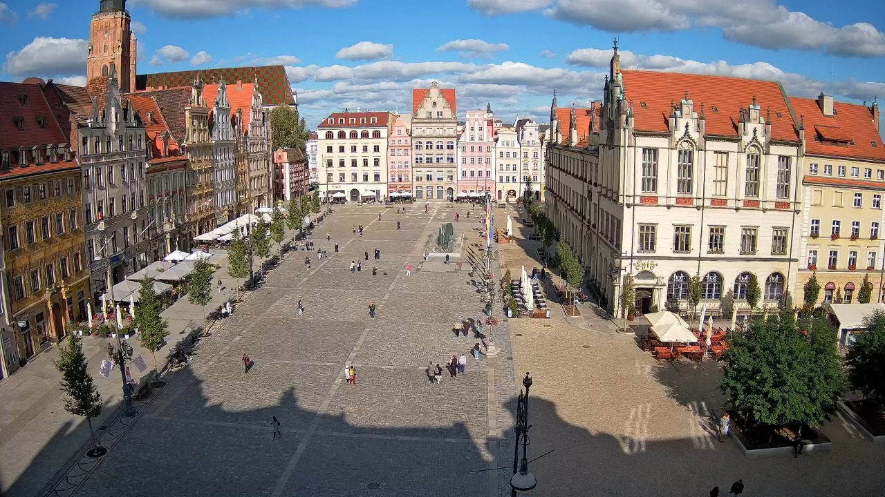 WROCŁAW - widok na Stare Miasto - 13 październik 2026, 11:17