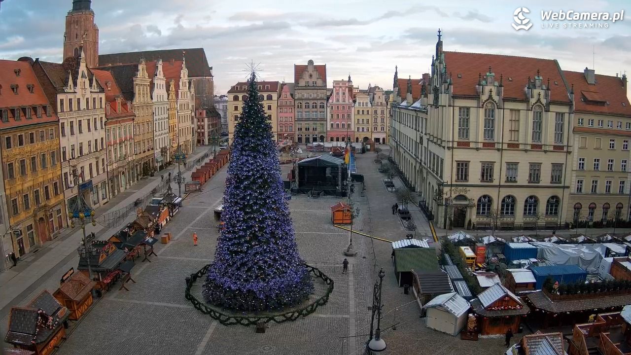 WROCŁAW - widok na Stare Miasto - 06 styczeń 2026, 08:27