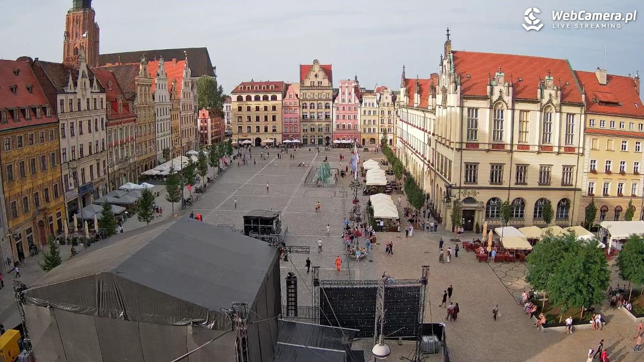 WROCŁAW - widok na Stare Miasto - 28 sierpień 2026, 17:38