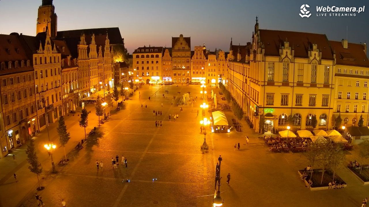 WROCŁAW - widok na Stare Miasto - 26 maj 2026, 21:37