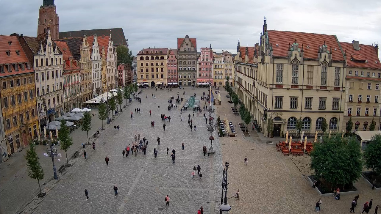 WROCŁAW - widok na Stare Miasto - 10 październik 2026, 13:24