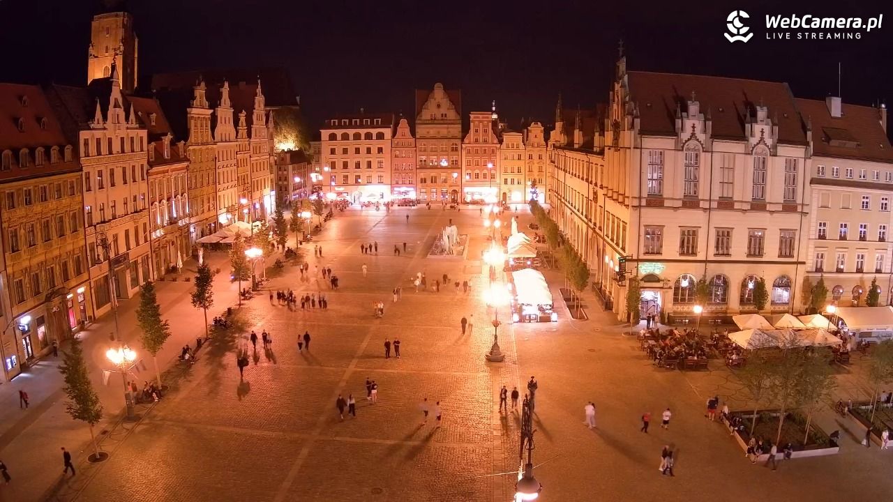 WROCŁAW - widok na Stare Miasto - 30 maj 2026, 22:50