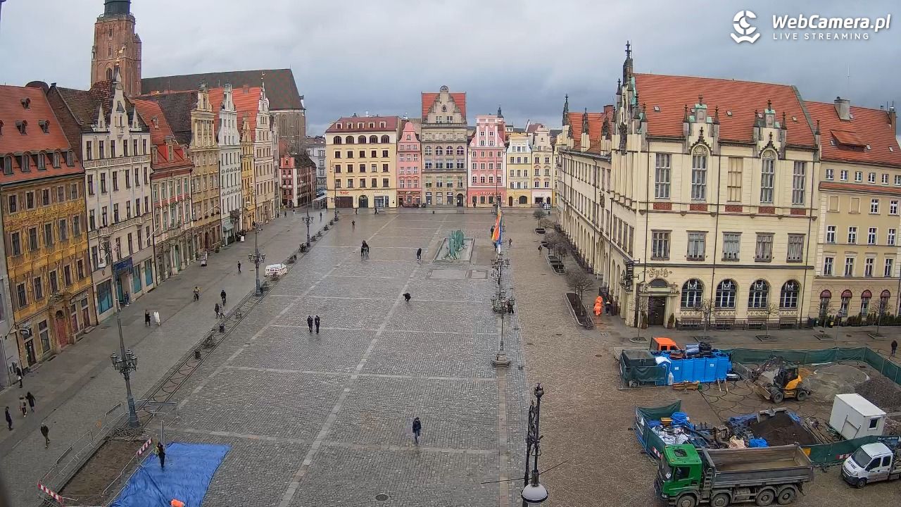 WROCŁAW - widok na Stare Miasto - 24 luty 2026, 11:21