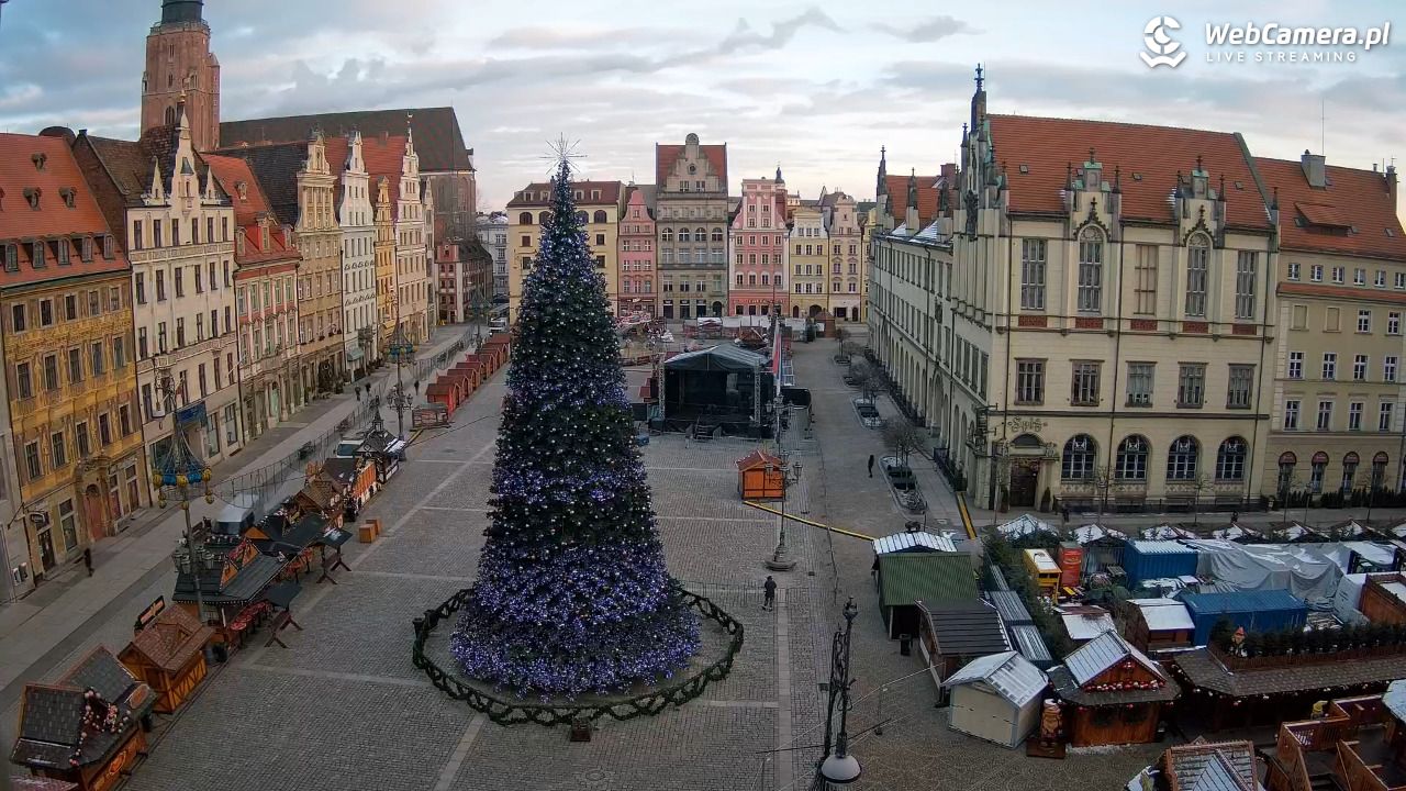 WROCŁAW - widok na Stare Miasto - 06 styczeń 2026, 08:27