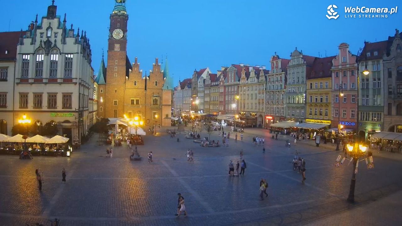 WROCŁAW - widok na Stare Miasto - 02 lipiec 2025, 21:34