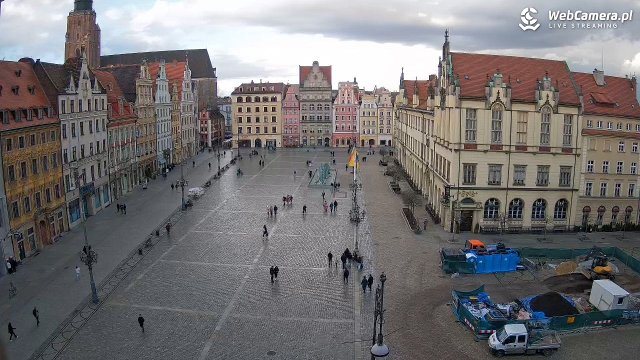 WROCŁAW - widok na Stare Miasto - 23 luty 2026, 15:53