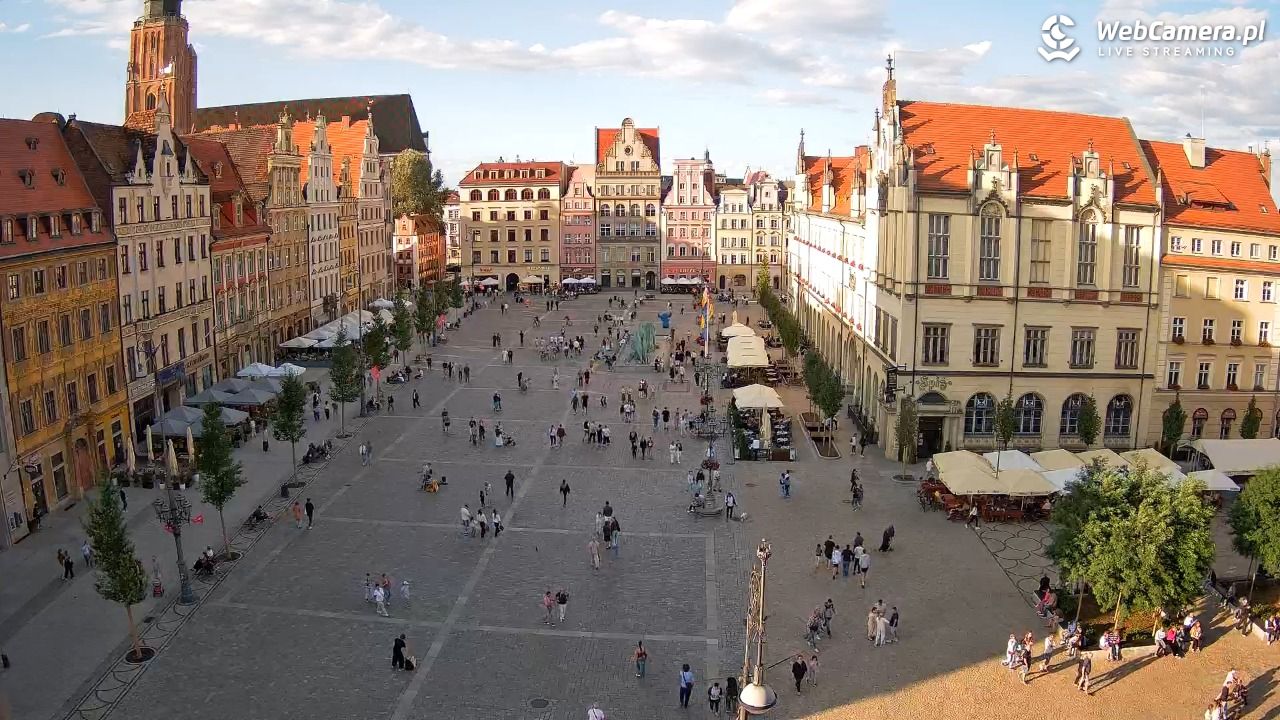 WROCŁAW - widok na Stare Miasto - 23 sierpień 2026, 18:06