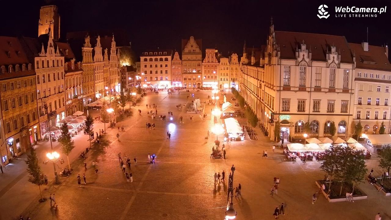 WROCŁAW - widok na Stare Miasto - 11 lipiec 2026, 23:08