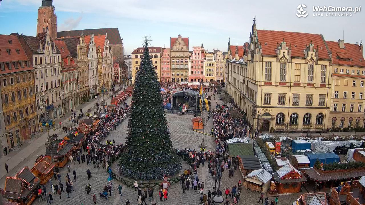 WROCŁAW - widok na Stare Miasto - 06 styczeń 2026, 13:11