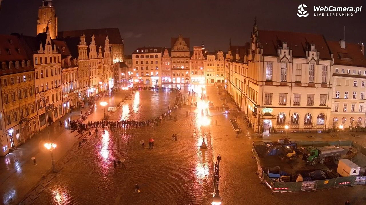 WROCŁAW - widok na Stare Miasto - 22 luty 2026, 18:27