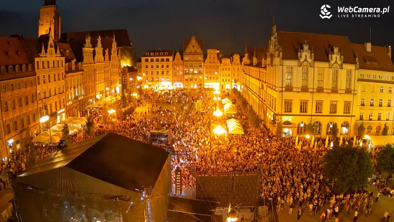 WROCŁAW - widok na Stare Miasto - 28 sierpień 2026, 20:34