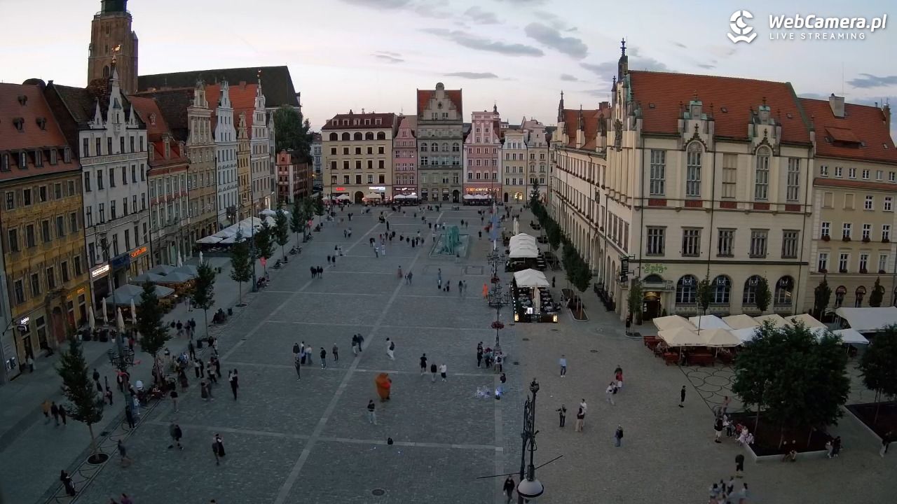 WROCŁAW - widok na Stare Miasto - 23 sierpień 2026, 19:54