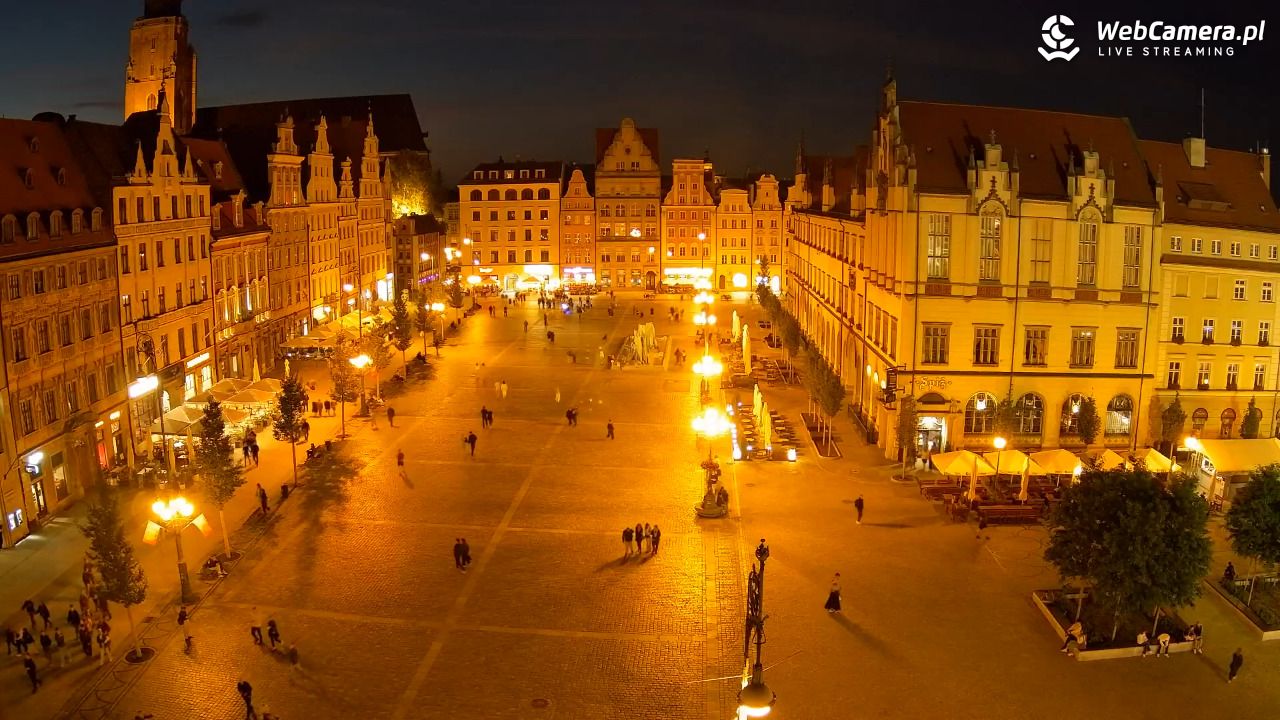 WROCŁAW - widok na Stare Miasto - 25 sierpień 2026, 20:48