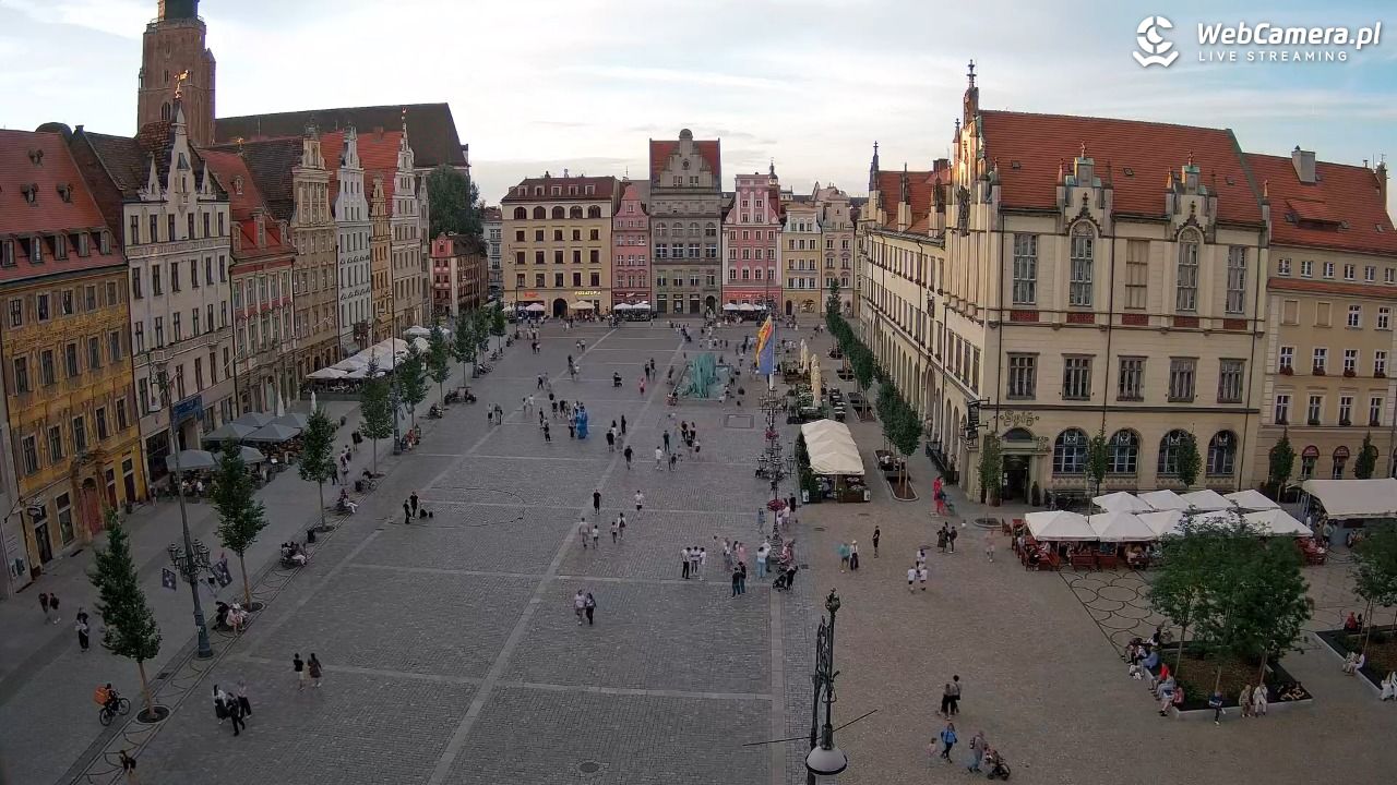 WROCŁAW - widok na Stare Miasto - 12 lipiec 2026, 20:27
