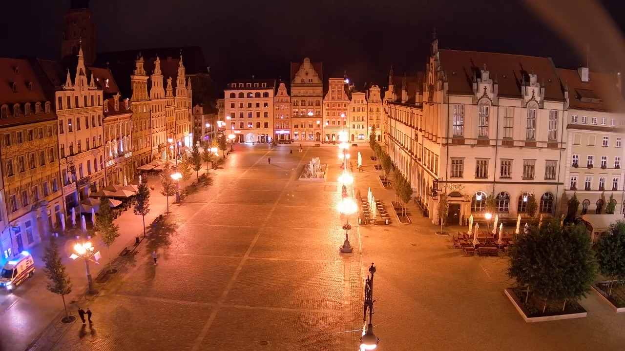 WROCŁAW - widok na Stare Miasto - 10 październik 2026, 01:31