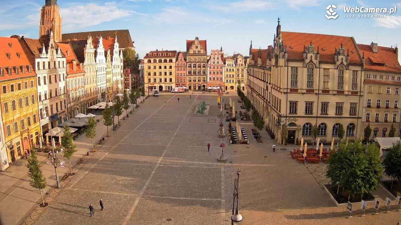 WROCŁAW - widok na Stare Miasto - 09 październik 2026, 06:39