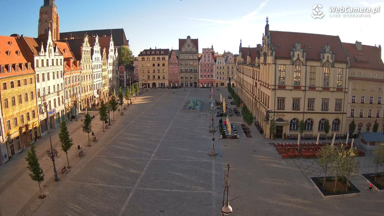 WROCŁAW - widok na Stare Miasto - 25 maj 2026, 06:36