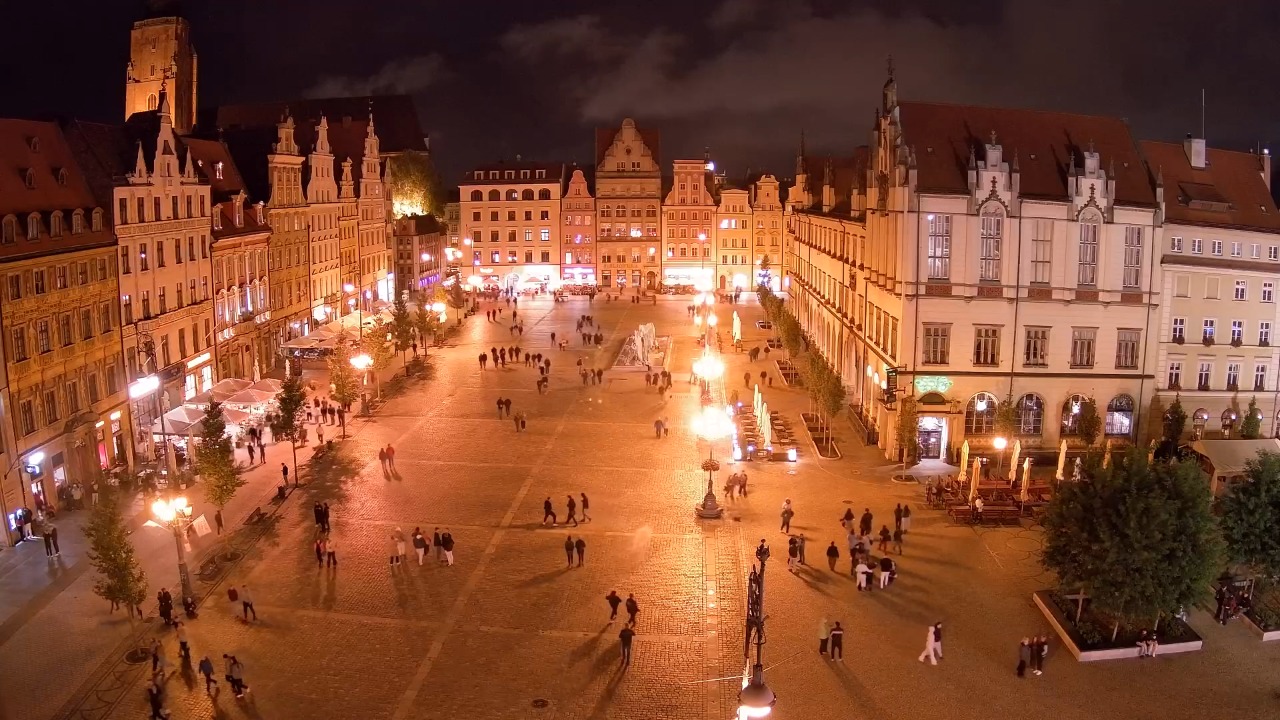 WROCŁAW - widok na Stare Miasto - 10 październik 2026, 18:57