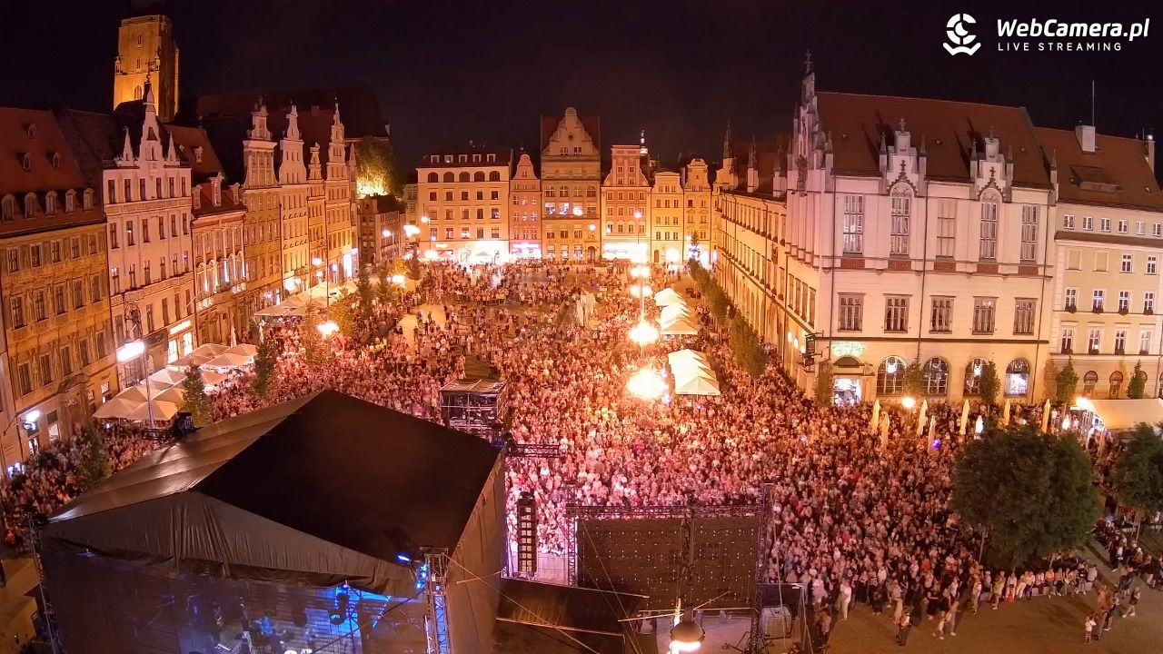 WROCŁAW - widok na Stare Miasto - 28 sierpień 2026, 21:28