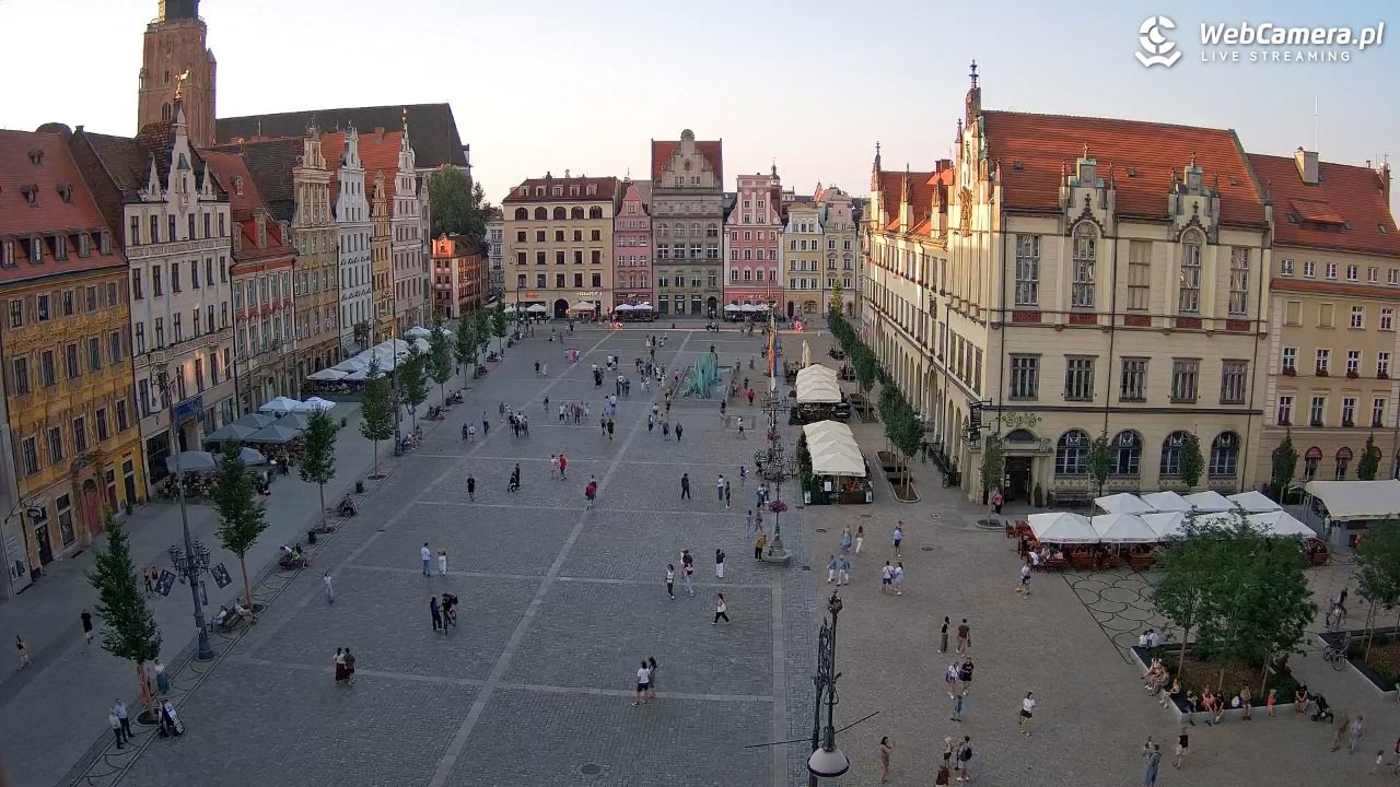 WROCŁAW - widok na Stare Miasto - 13 lipiec 2026, 19:53