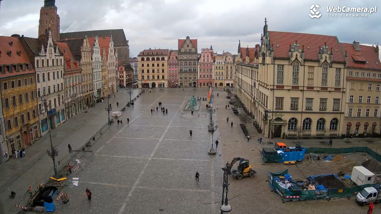 WROCŁAW - widok na Stare Miasto - 24 luty 2026, 16:28