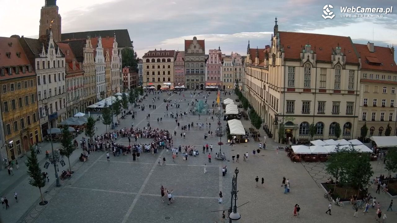 WROCŁAW - widok na Stare Miasto - 11 lipiec 2026, 20:50