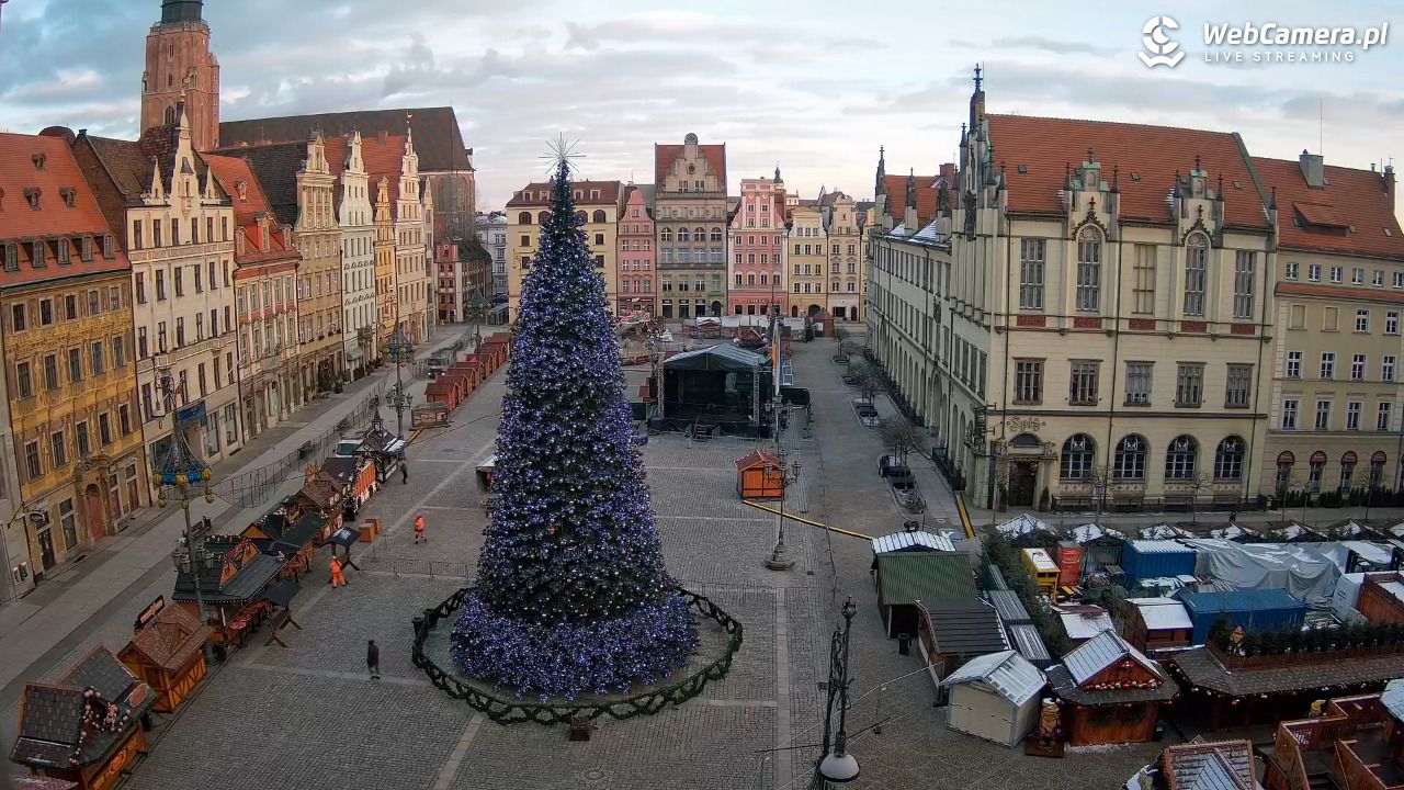 WROCŁAW - widok na Stare Miasto - 06 styczeń 2026, 08:29