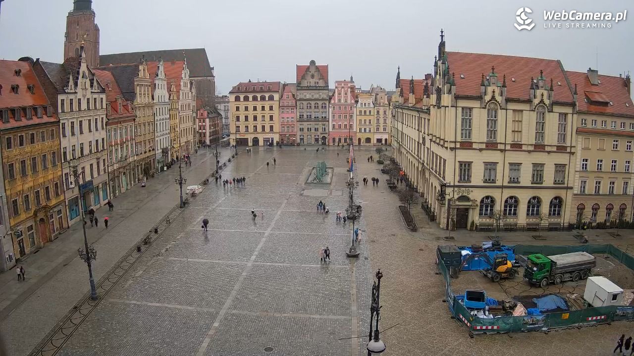 WROCŁAW - widok na Stare Miasto - 22 luty 2026, 11:40