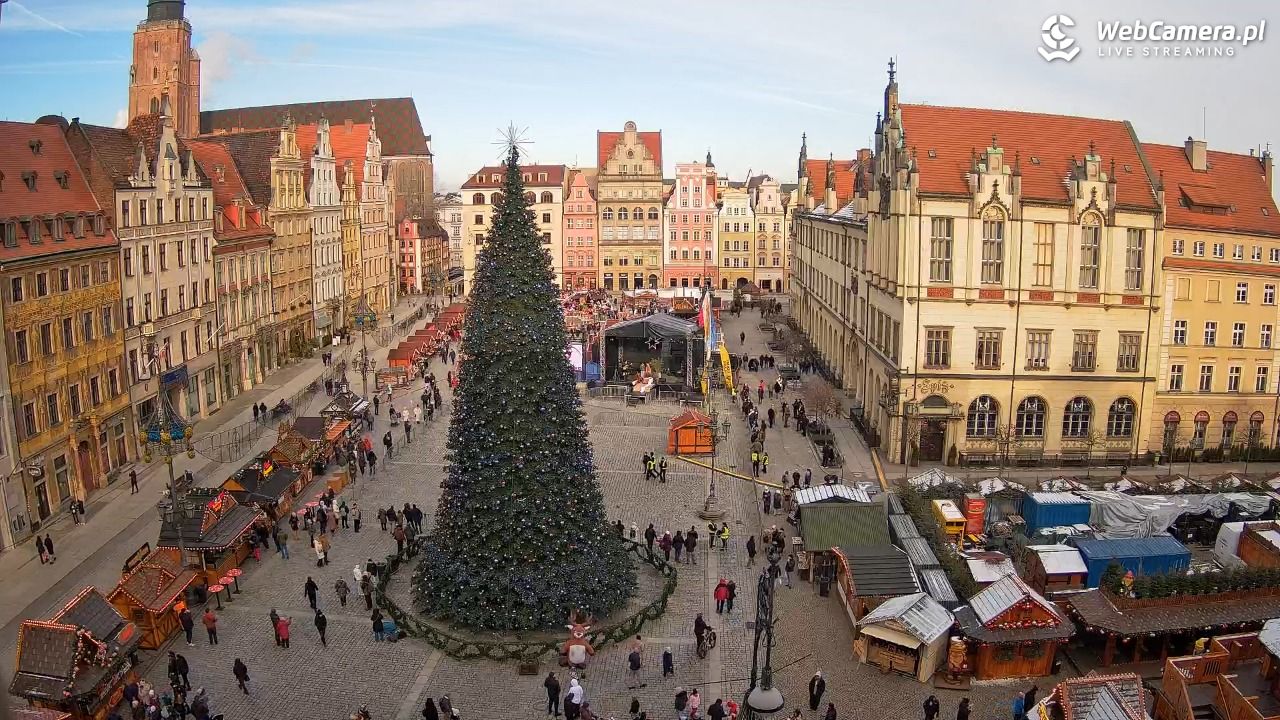 WROCŁAW - widok na Stare Miasto - 06 styczeń 2026, 12:30