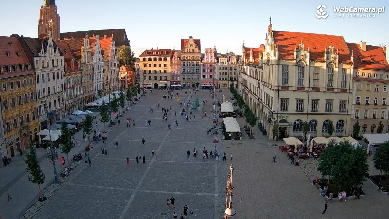 WROCŁAW - widok na Stare Miasto - 24 sierpień 2026, 19:06